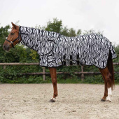 Derka przeciw owadom z kapturem i nausznikami Zebra Czarno/Biała Derka przeciw owadom z kapturem i nausznikami Zebra Czarno/Biała