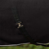 Derka polarowa Ornament Czarno/Srebrna Derka polarowa Ornament Czarno/Srebrna