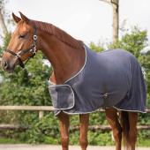 Derka polarowa Ornament Szaro/Srebrna Derka polarowa Ornament Szaro/Srebrna