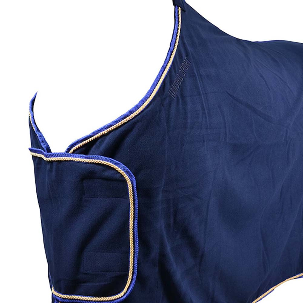 Derka polarowa HS Platta Granatowo/Żółta