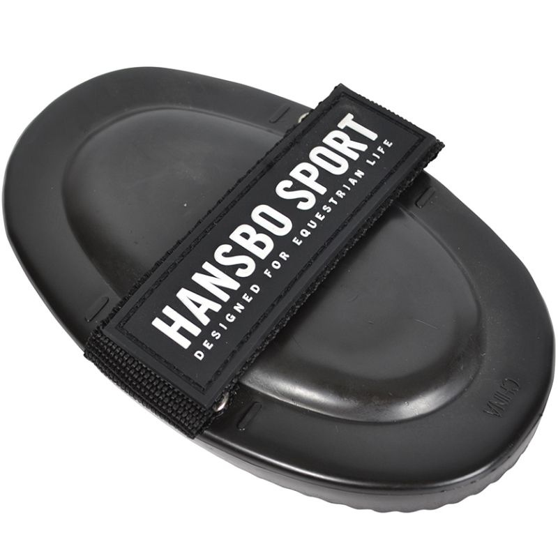 Zgrzebło HS Plastic Czarne
