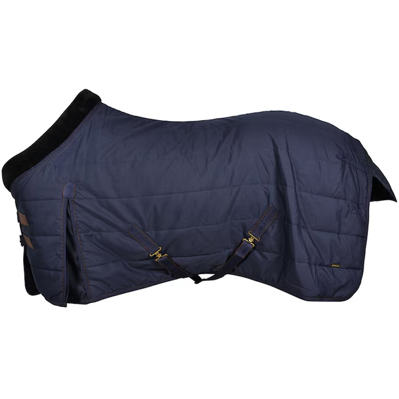 Derka stajenna HG Faux Fur 200g Granatowa