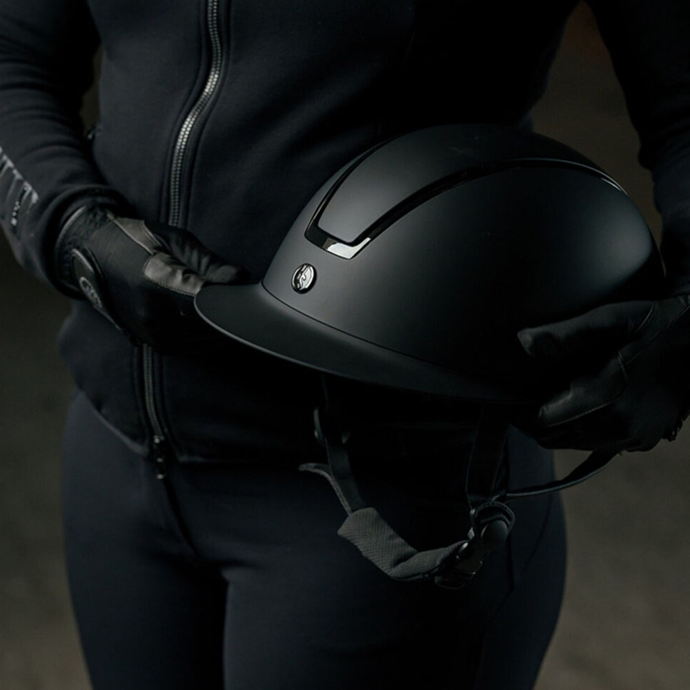 Kask HS Vision Shadow Chrome Czarny