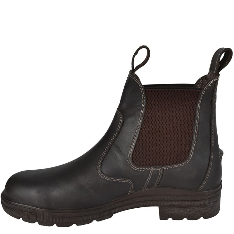 Sztyblety HS Leather Steel Toe Brązowe