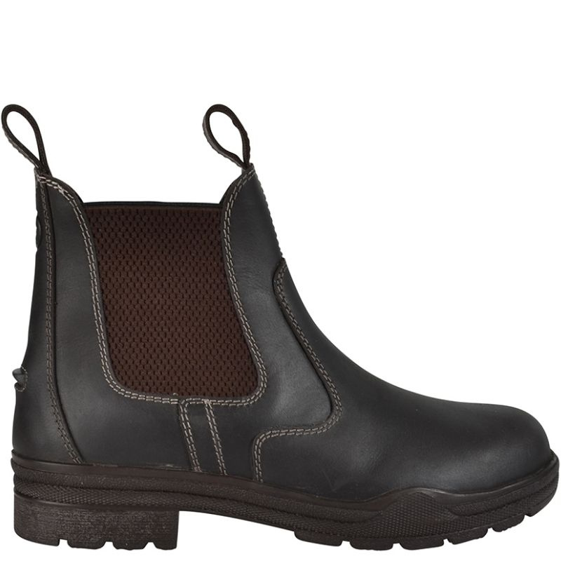 Sztyblety HS Leather Steel Toe Brązowe