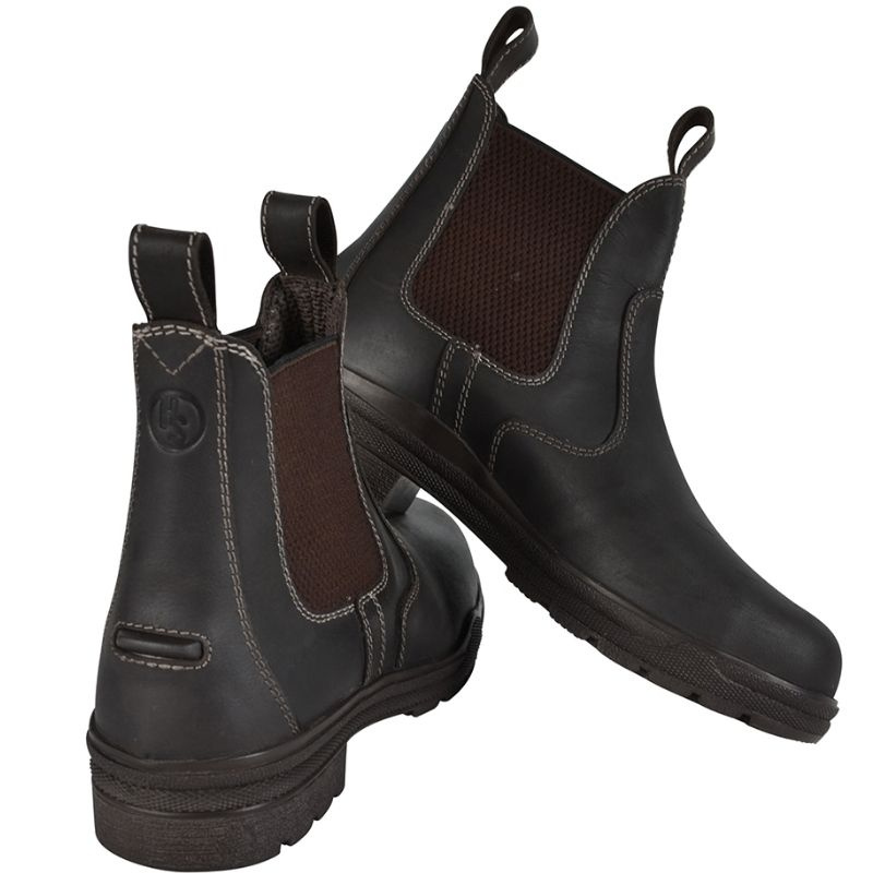 Sztyblety HS Leather Steel Toe Brązowe