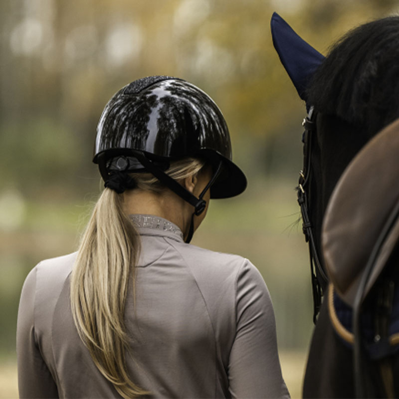 Kask HS MIPS Vision brokatowy Czarny