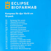 Sterylne kompresy dla koni 10 szt. Białe 10x10 cm Sterylne kompresy dla koni 10 szt. Białe 10x10 cm