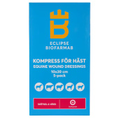 Sterylne kompresy dla koni 5 szt. Białe 10x20 cm Sterylne kompresy dla koni 5 szt. Białe 10x20 cm