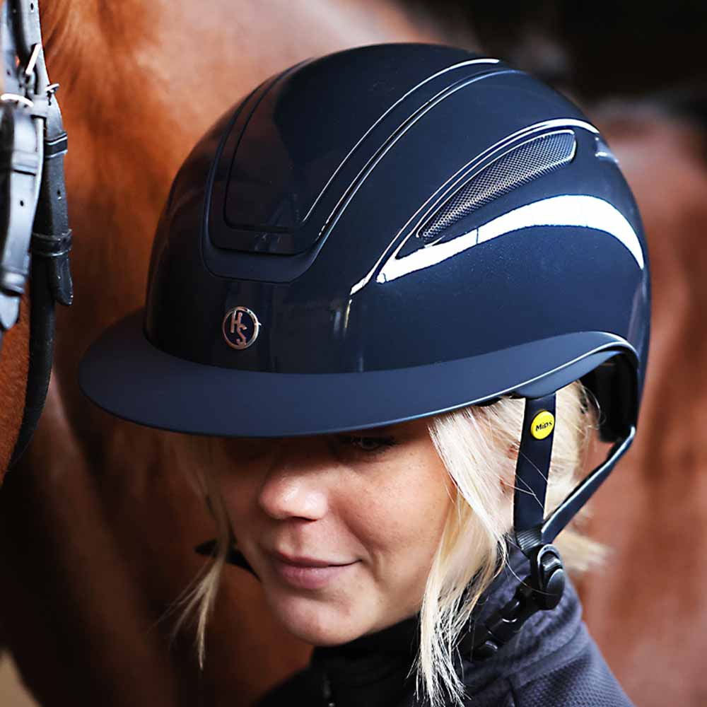 Kask HS MIPS Air Skyblue Granatowy