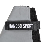 Odblask na strzemiona HS Teddy-Lined Czarno/Srebrny Odblask na strzemiona HS Teddy-Lined Czarno/Srebrny