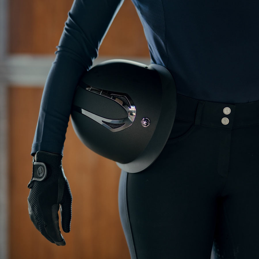 Kask HS Victory Chrome Czarny