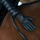 Rękawiczki jeździeckie HS Winter Touch Czarne Rękawiczki jeździeckie HS Winter Touch Czarne
