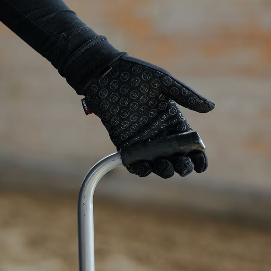 Rękawiczki jeździeckie HS Polar Touch Czarne