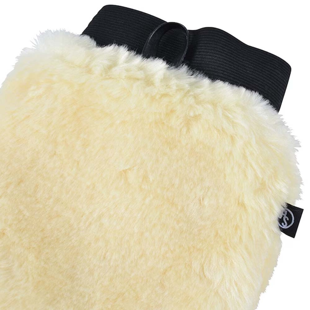 Rękawica groomerska HS Faux Fur Kremowa