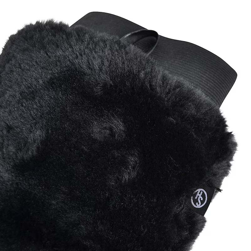 Rękawica groomerska HS Faux Fur Czarna