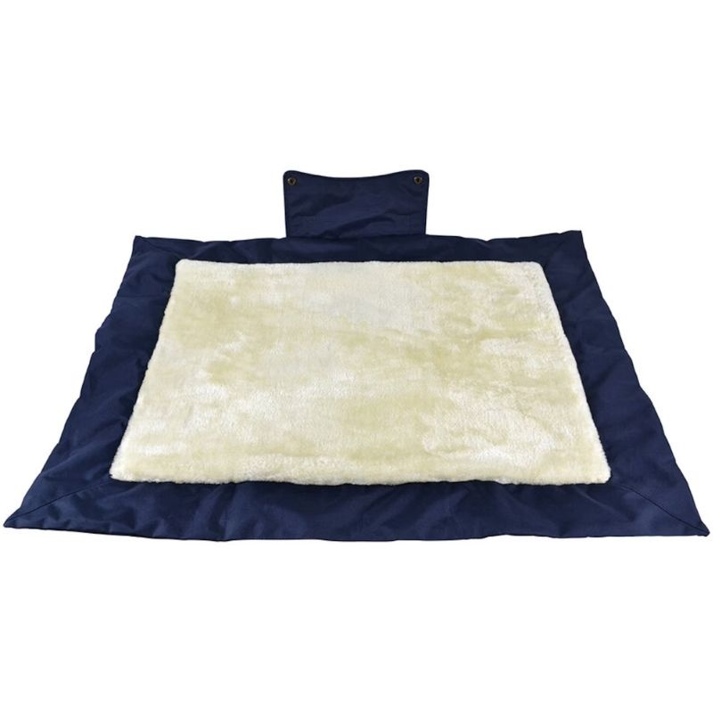 Legowisko dla psa HS Picnic Fold 88x66cm Granatowe