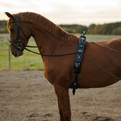 Pas do pracy z ziemi z łukiem HS Czarny Pas do pracy z ziemi z łukiem HS Czarny