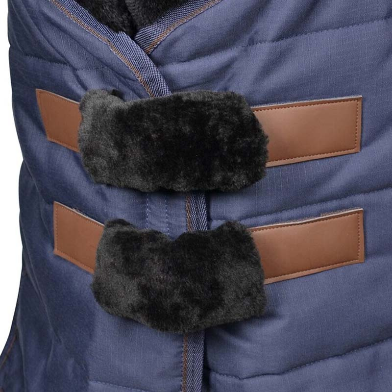 Ochraniacze na przednie klamry derki HS Teddy 2 szt. Czarne