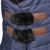 Ochraniacze na przednie klamry derki HS Teddy 2 szt. Czarne Ochraniacze na przednie klamry derki HS Teddy 2 szt. Czarne