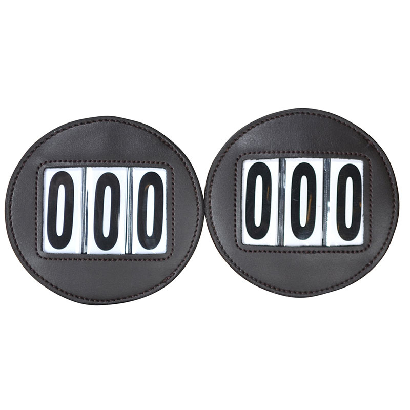 Numer startowy HS Vegan Leather 2-pak Brązowy