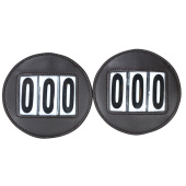 Numer startowy HS Vegan Leather 2-pak Brązowy Numer startowy HS Vegan Leather 2-pak Brązowy