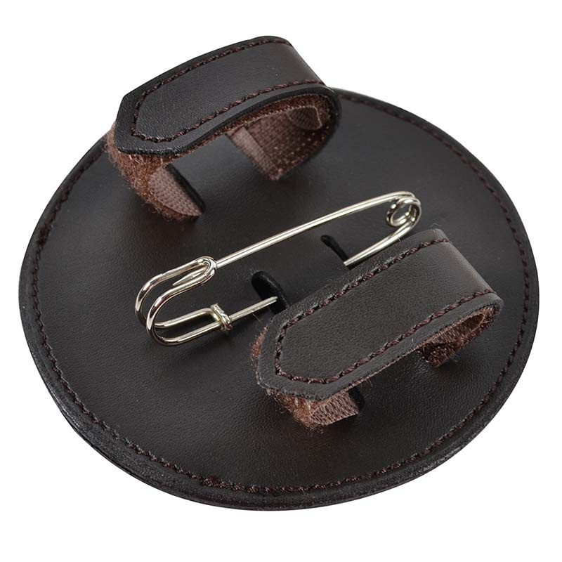 Numer startowy HS Vegan Leather 2-pak Brązowy