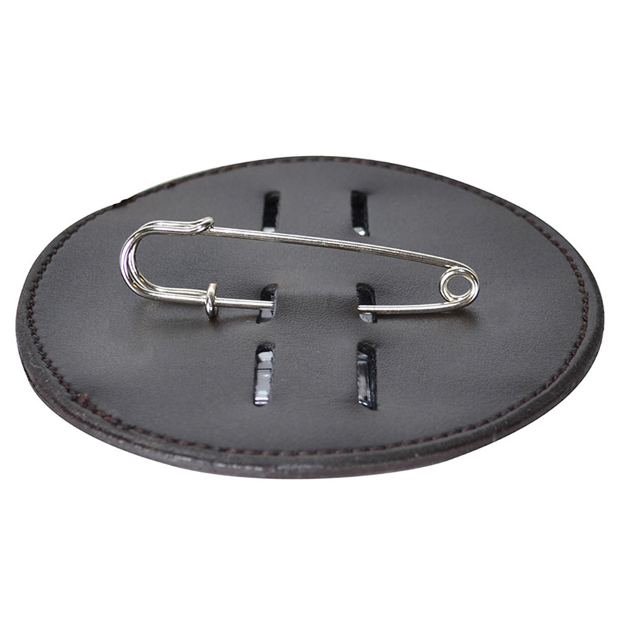 Numer startowy HS Vegan Leather 2-pak Brązowy