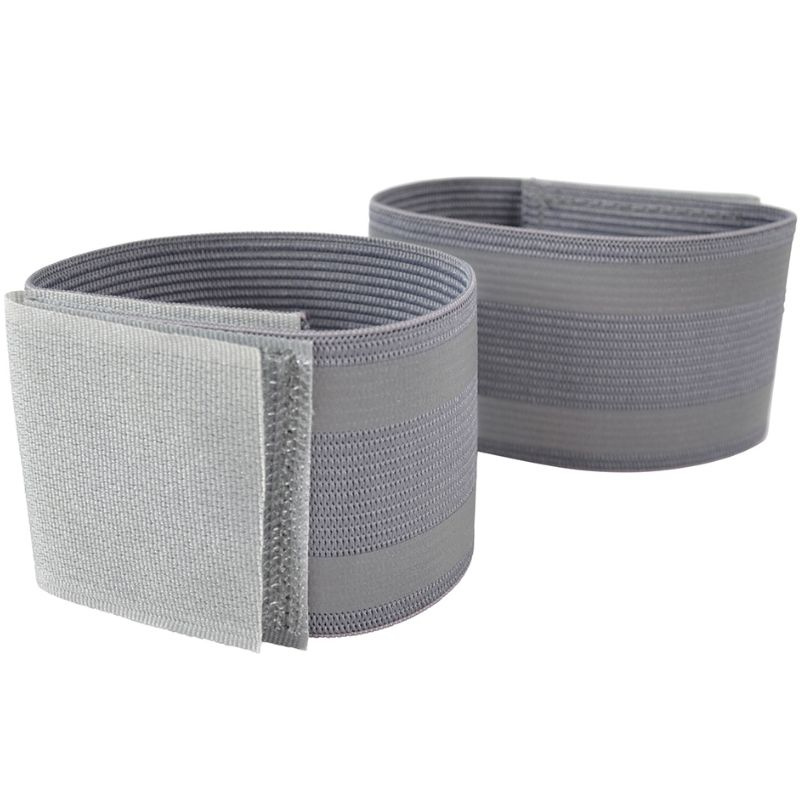 Odblask na nogi HS Elastic 2-pack Srebrny