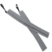 Odblask na wodze HS 2-pack Czarno/Srebrny Odblask na wodze HS 2-pack Czarno/Srebrny