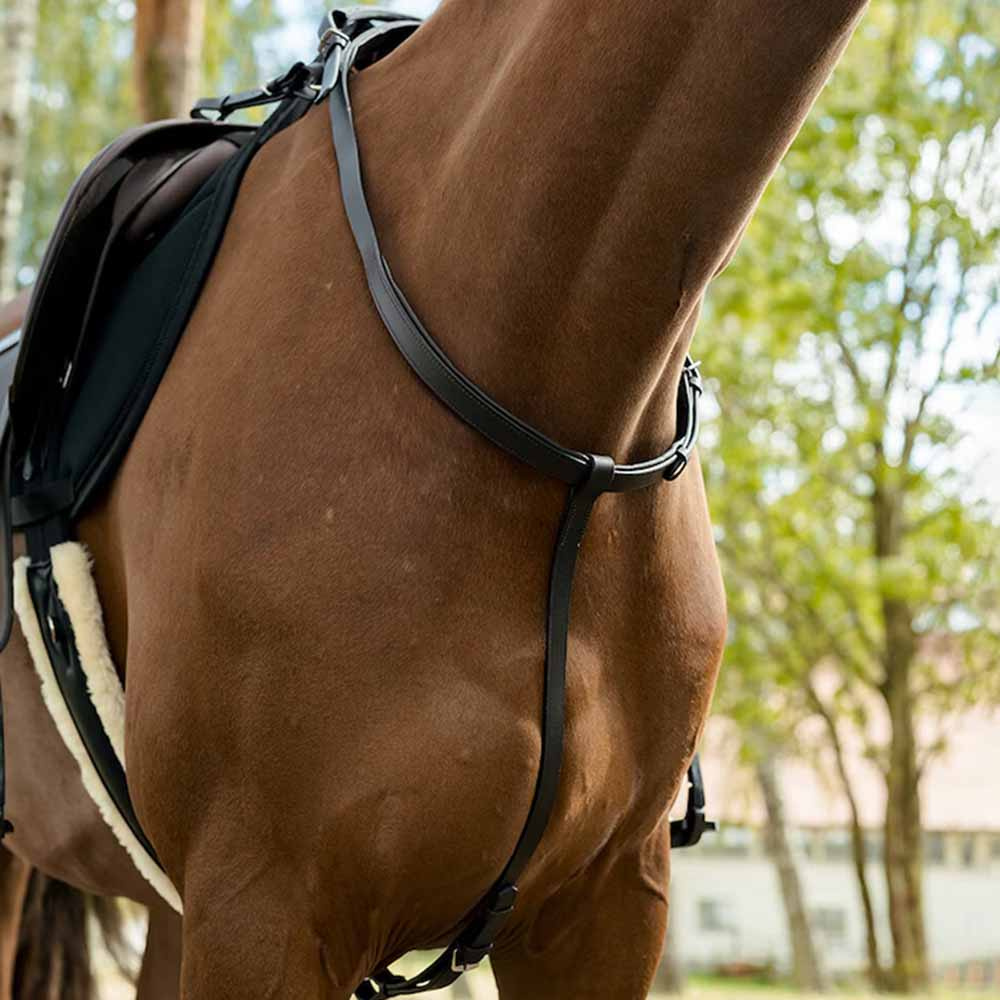 Pasek na szyję z uchwytem HS Brązowy