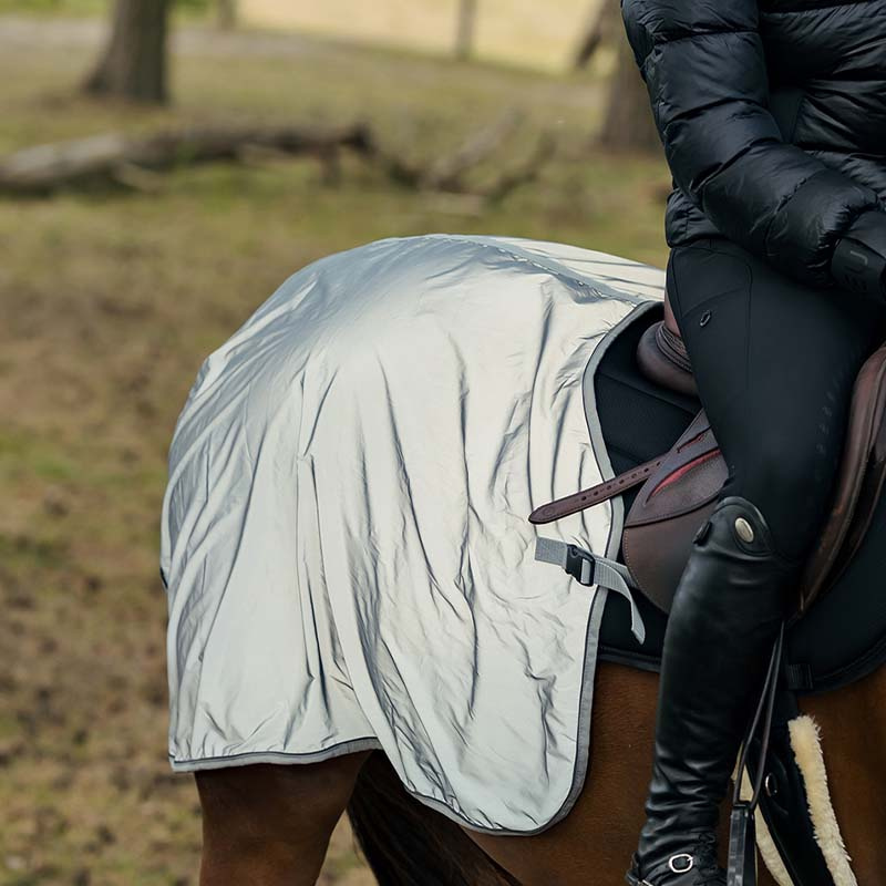 Derka lędźwiowa HS GlowGuard Reflex Srebrna