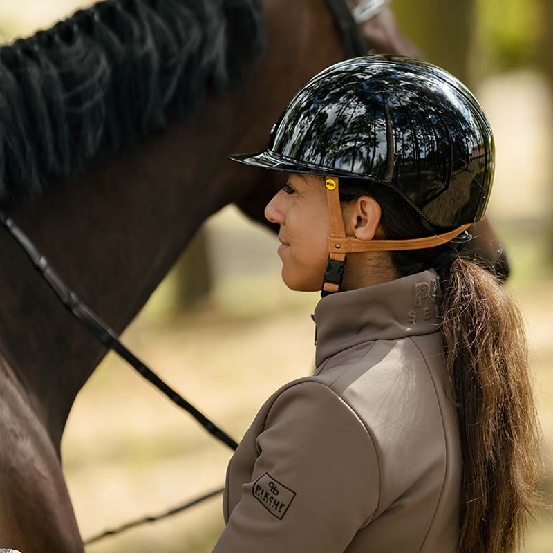 Kask HS MIPS Vision Shiny Gem Czarny