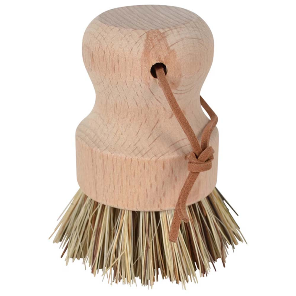 Okrągła szczotka do kopyt Brązowa