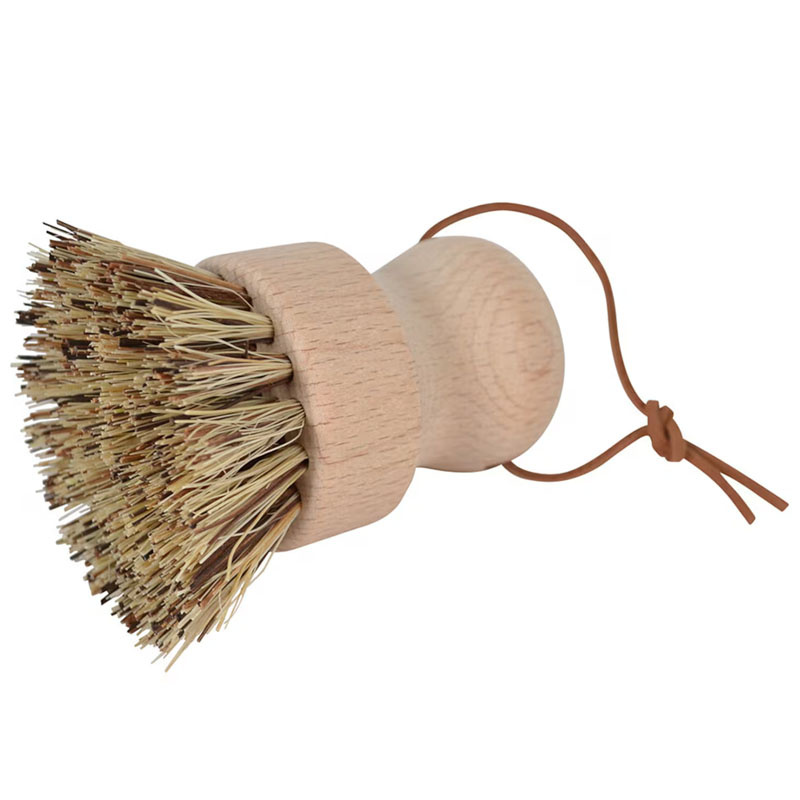 Okrągła szczotka do kopyt Brązowa