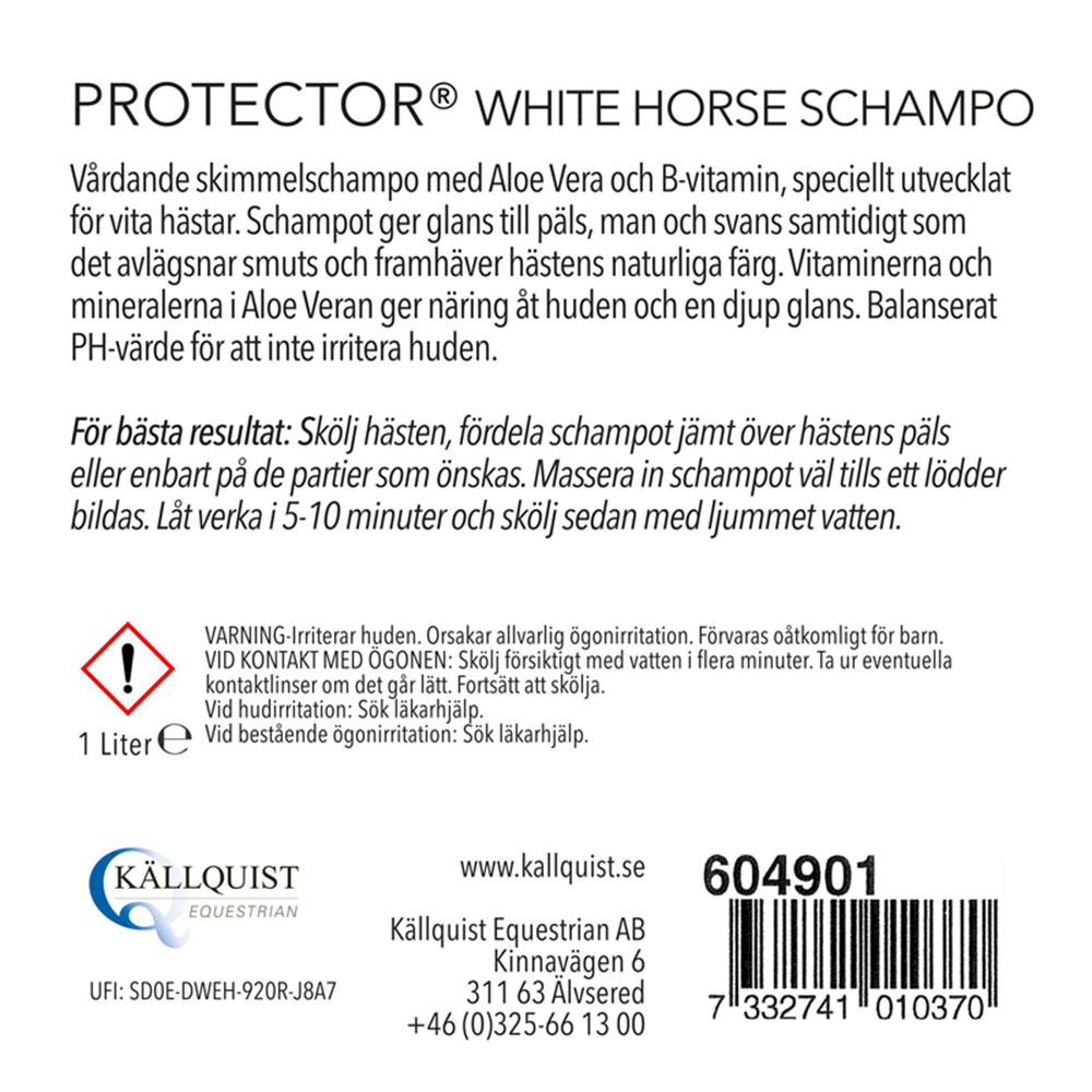 Szampon dla siwych koni White Horse 1L