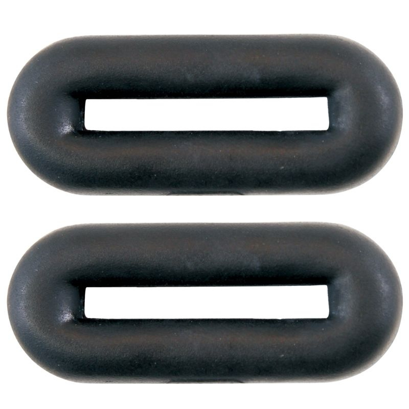 Stoper do wytoku Rubber 2-pack Czarny