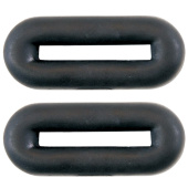 Stoper do wytoku Rubber 2-pack Czarny Stoper do wytoku Rubber 2-pack Czarny