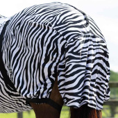 Derka egzemowa UV-Resistant Zebra Czarno/Biała Derka egzemowa UV-Resistant Zebra Czarno/Biała