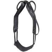Pas do woltyżerki Leather Czarny Pas do woltyżerki Leather Czarny