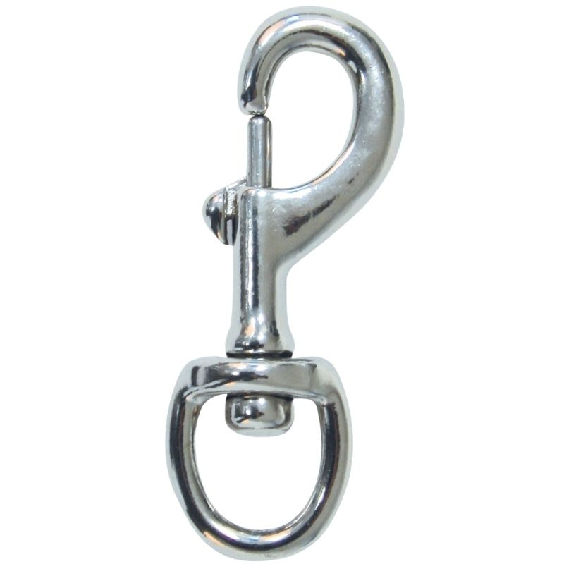 Karabińczyk do uwiązu Snap Hook Srebrny