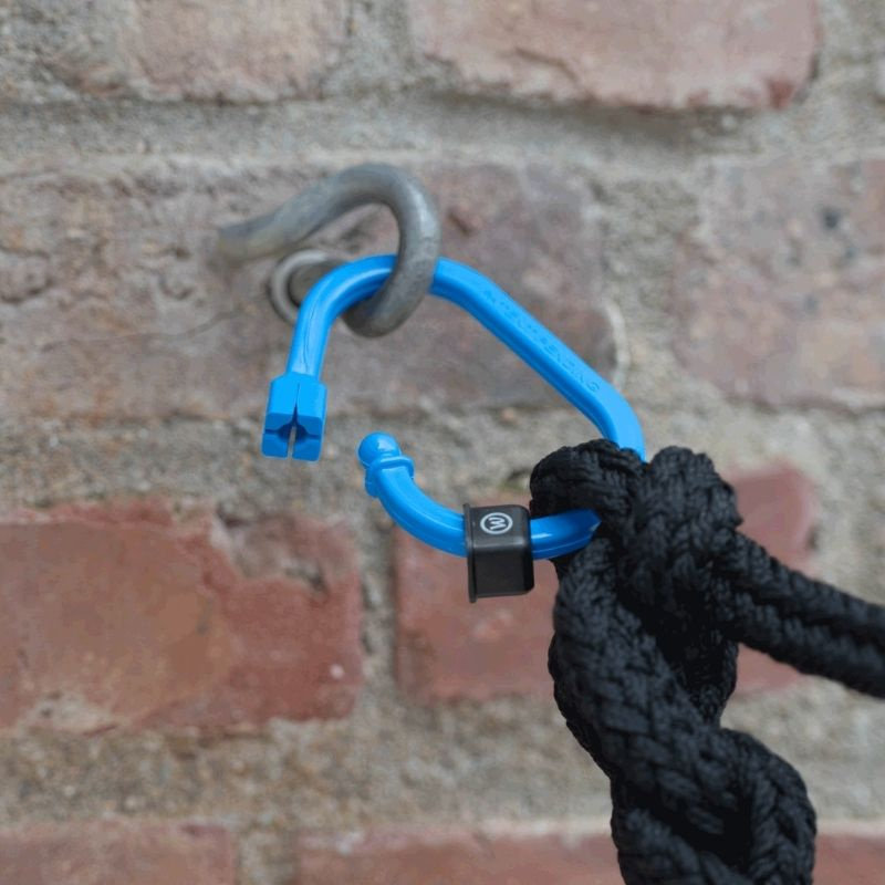 Karabińczyk Safety Lock 2-pak Niebieski