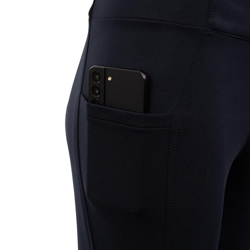 Legginsy jeździeckie Bouvardia Silicone z pełnym lejem Granatowe