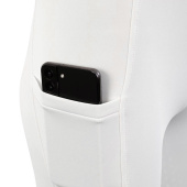 Legginsy jeździeckie Bouvardia Silicone z pełnym lejem Białe Legginsy jeździeckie Bouvardia Silicone z pełnym lejem Białe