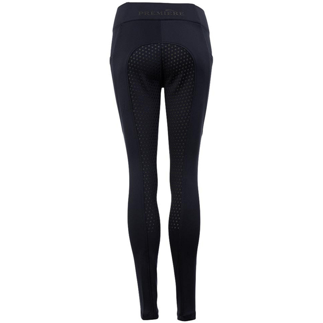 Legginsy jeździeckie Dziecko/Junior Bitterroot Silicone Full Seat Granatowe