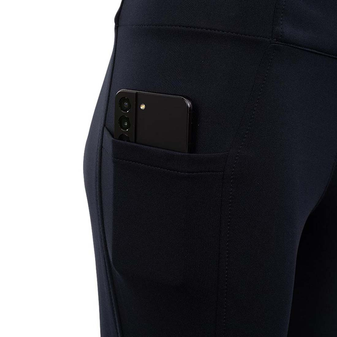 Legginsy jeździeckie Dziecko/Junior Bitterroot Silicone Full Seat Granatowe