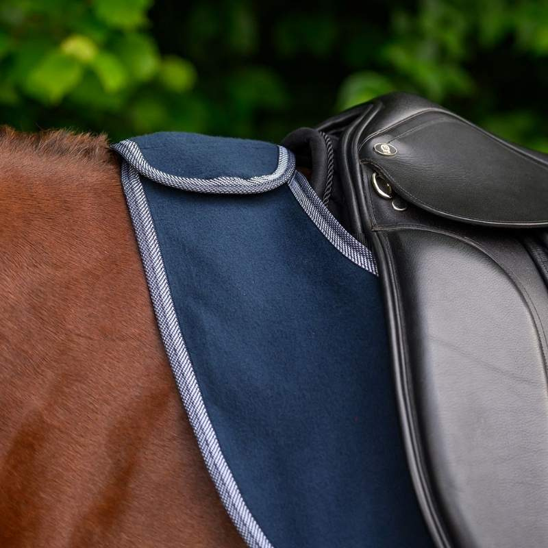 Derka treningowa Fleece Essential Granatowa