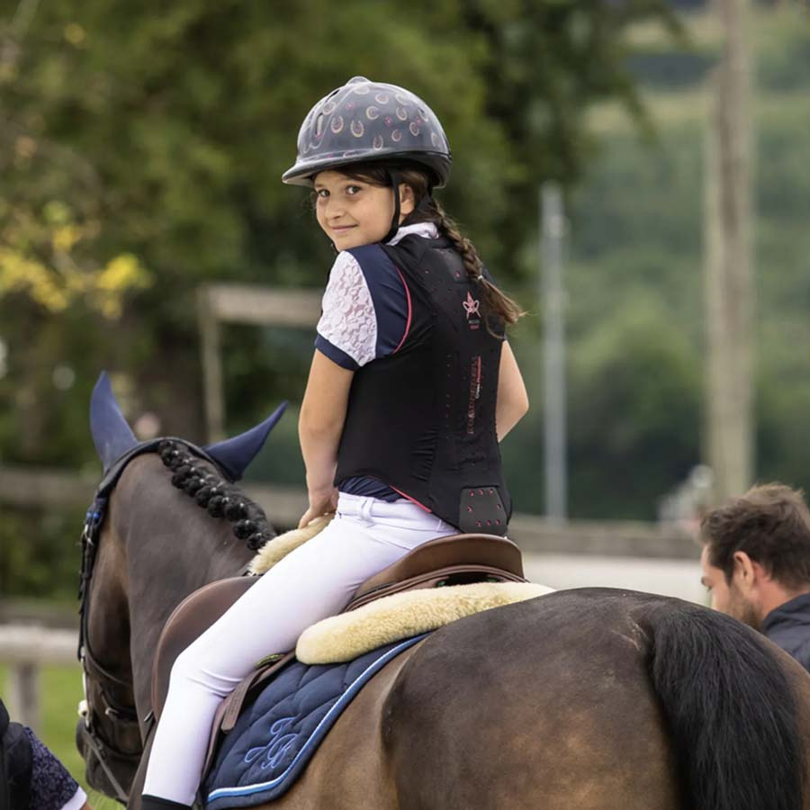 Ochraniacz pleców Dziecko/Junior Ballistic Czarny/Różowy