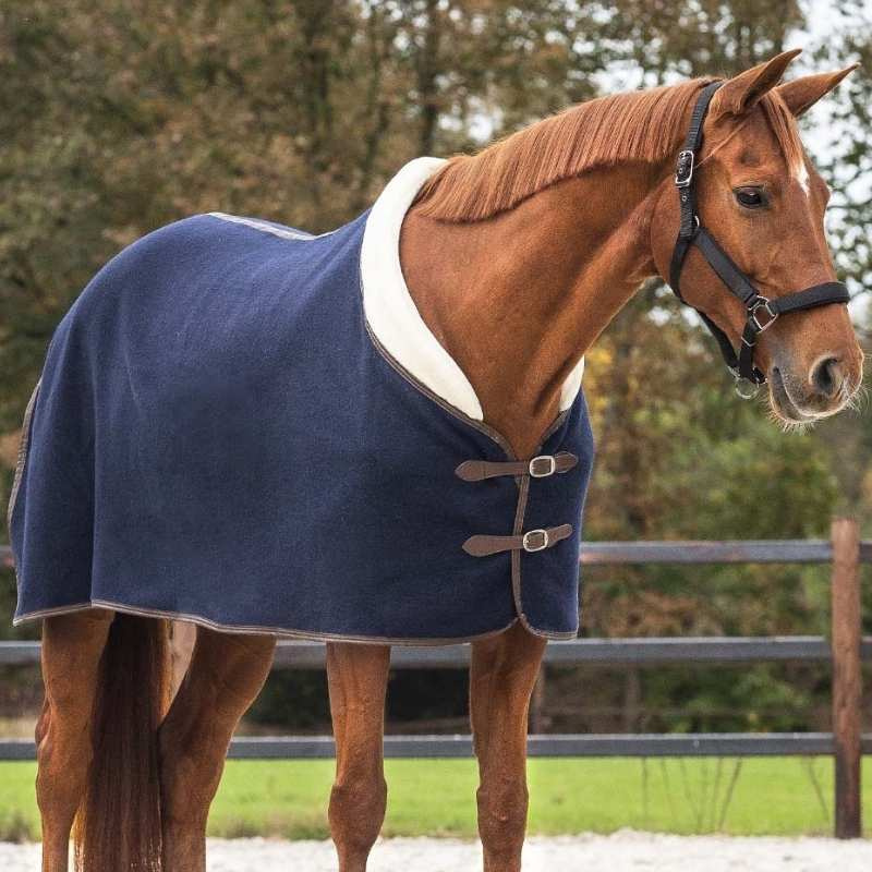 Derka wełniana Deluxe Granatowa
