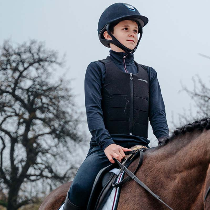 Ochraniacz pleców Dziecko/Junior Ballistic Flex Fit Champion Czarny/Srebrny